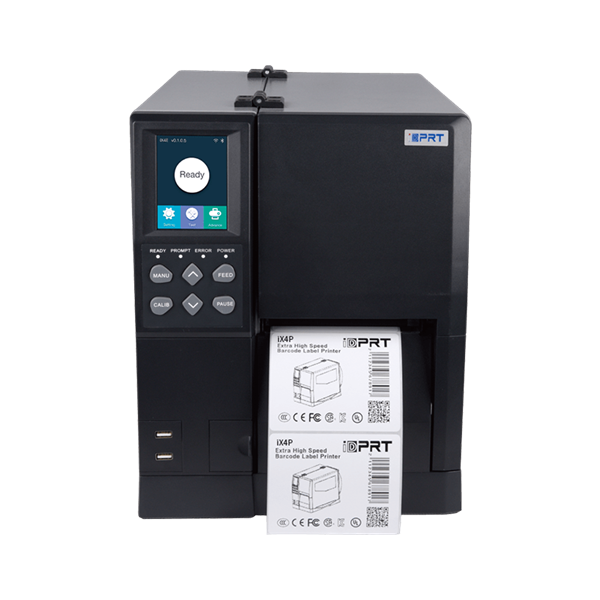 iDPRT iX4P, 4", TT, 203DPI, 14IPS (355 mm/sec), 512/256MB, RTC, USB+USB HOST+Ethernet+RS232, ZPL-II, TSPL, EPL2, DPL