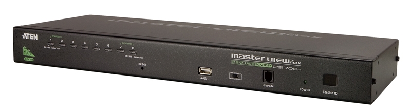 ATEN 1-Local/Remote Share Access 8-Port PS/2-USB VGA KVM over IP Switch