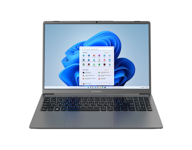 IRBIS BlizzardBook 16 16NBC1502 AMD Ryzen R5 5625U 2.30 GHz, 15.9" 2,5k IPS 2560X1600 , 16GB sodimm +512GB SSD, Wifi5,  Front camera 2Mpix/5300mha battery,WIN11 PRO/METAL/Silver/1.8Kg