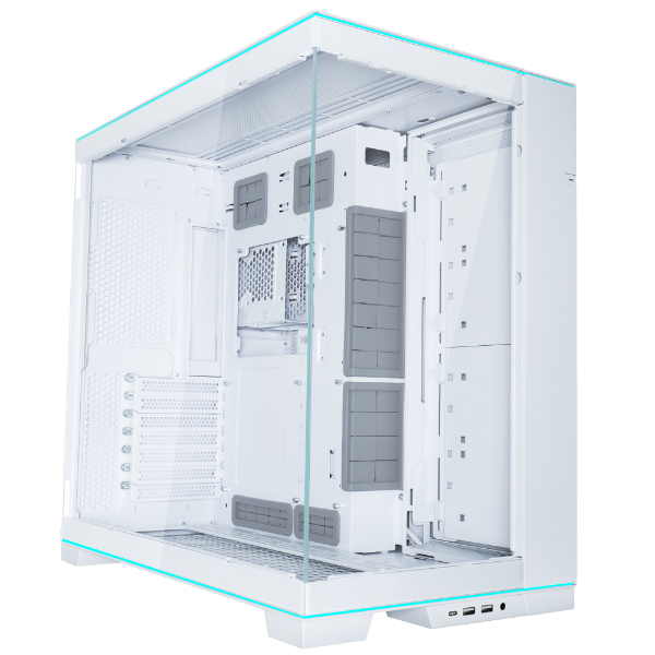 LIAN LI O11 Dynamic EVO RGB White, Medium Case: EATX/ATX/M-ATX/ITX, 2xUSB 3.0, 1xUSB 3.1 Type-C, 1xAudio, Included Fans: none
