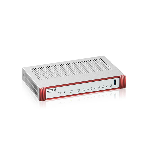Межсетевой экран Zyxel USG FLEX 100H с подпиской Gold на 1 год (AV, CF, IDP/DPI, Sandboxing, SecuReporter), 8xRJ-45: 1G (LAN/WAN), 1xUSB3.0 **