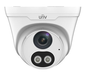 Uniview Видеокамера IP купольная, 1/2.8" 2 Мп КМОП @ 30 к/с, ColorHunter, ИК-подсветка и подсветка видимого спектра до 30м., EasyStar 0.003 Лк @F1.6, объектив 2.8 мм, WDR, 2D/3D DNR, Ultra 265, H.265,