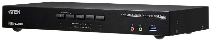 ATEN 4-Port USB3.0 4K HDMI Dual Display KVMP Switch