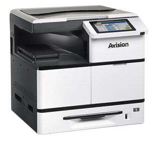 МФУ Avision AM5640i А3, принтер/копир/сканер, ч/б, LSU, 40 стр/мин, до 320000 стр/мес, 1.2 ГГц, 2048 Мб, USB 2.0, Ethernet (000-0857E-0KG)