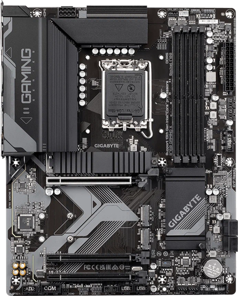 GIGABYTE B760 GAMING X, LGA1700, B760, 4*DDR5, 4*SATA, 3*M.2, 3*USB 3.2, 5*USB 2.0, 3*PCIx16, HDMI+DP, ATX