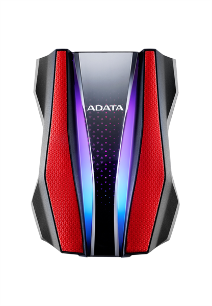 Внешний HDD 1TB USB 3.2 Gen 1 (USB 5Gbps) COLOR BOX красный