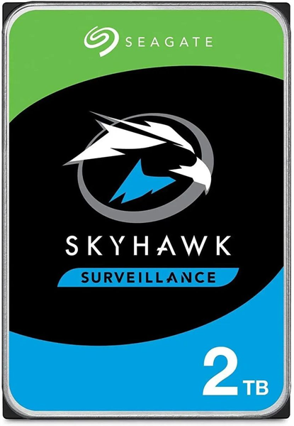 Seagate Skyhawk HDD 3.5" SATA 2Tb, 5400 rpm, 256Mb buffer, CMR, ST2000VX017, 1 year