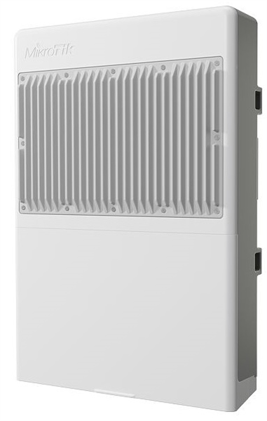 MikroTik netPower 16P with 800MHz CPU, 256MB RAM, 16x Gigabit LAN with PoE-out, 2xSFP+ cages, RouterOS L5 or SwitchOS (dual boot), outdoor enclosure, mounting kit (power supply NOT included)