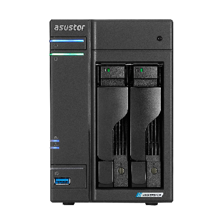 ASUSTOR AS6702T 2-Bay NAS/Intel Celeron N1505 2,0GHz/4GB DDR4, noHDD(HDD,SSD)/2x2,5Gbe(LAN)/2xUSB3.2,HDMI