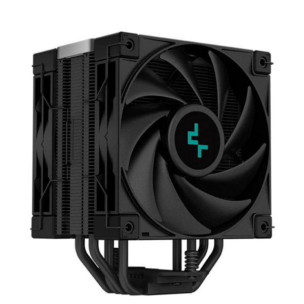 DEEPCOOL AK400 ZERO DARK PLUS LGA1700/1200/115X/AM5/AM4 (12шт/кор, TDP 220W, PWM, DUAL Fan 120mm, 4 тепл. Трубки, черный) RET (R-AK400-BKNNMD-G-1)