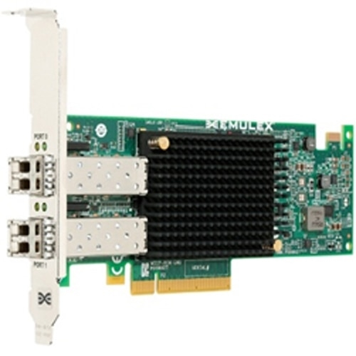 DELL Emulex LPe31002 Dual Port FC 16G Fibre Channel HBA, PCIe Full Height, Customer Kit, V2 (including FC16 trancievers x 2)(analog LPe31002-AP)