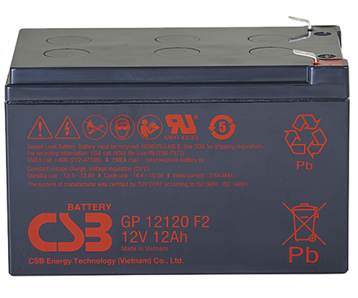 CSB Аккумуляторная батарея для ИБП (12V/12Ah)