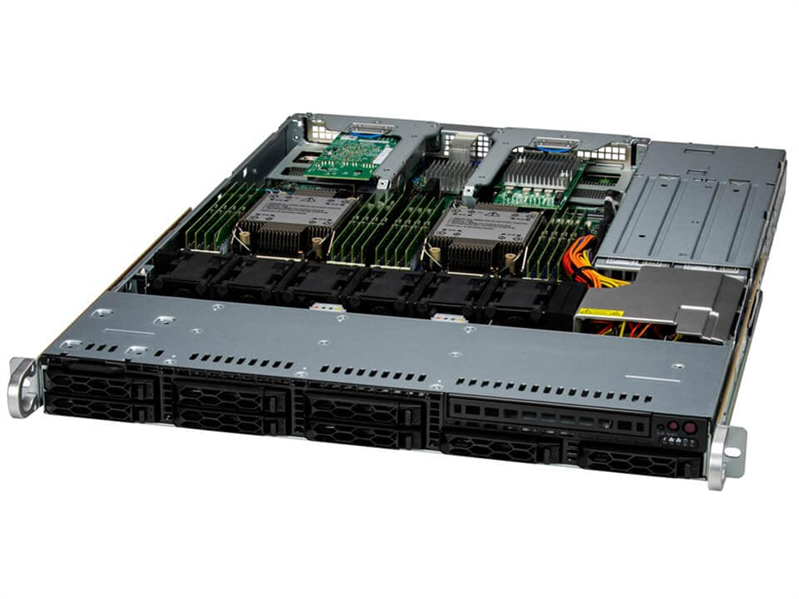Supermicro SuperServer 1U 121C-TN2R 2x4510/ 4x32Gb/ 1xD3 S4520 480GB SATA/  2x10GbE/ SFT-DCMS-SINGLE/ 1st config