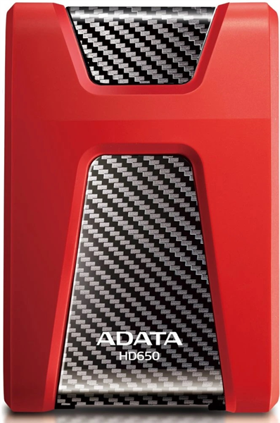 Внешний HDD 1TB USB 3.2 Gen 1 (USB 5Gbps) COLOR BOX красный