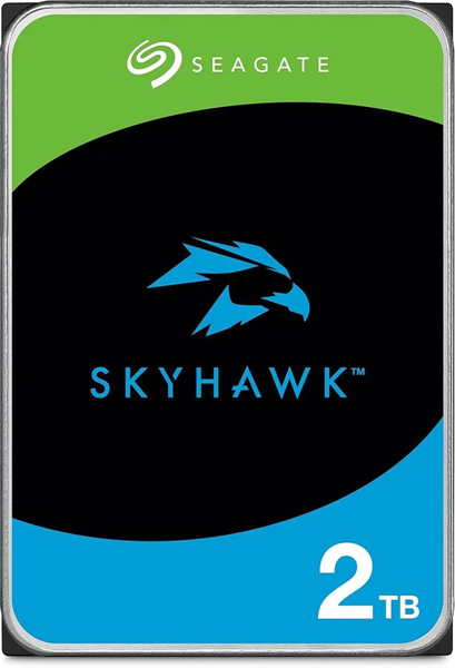 Seagate Skyhawk HDD 3.5" SATA 2Tb, 5400 rpm, 256Mb buffer, CMR, ST2000VX016, 1 year