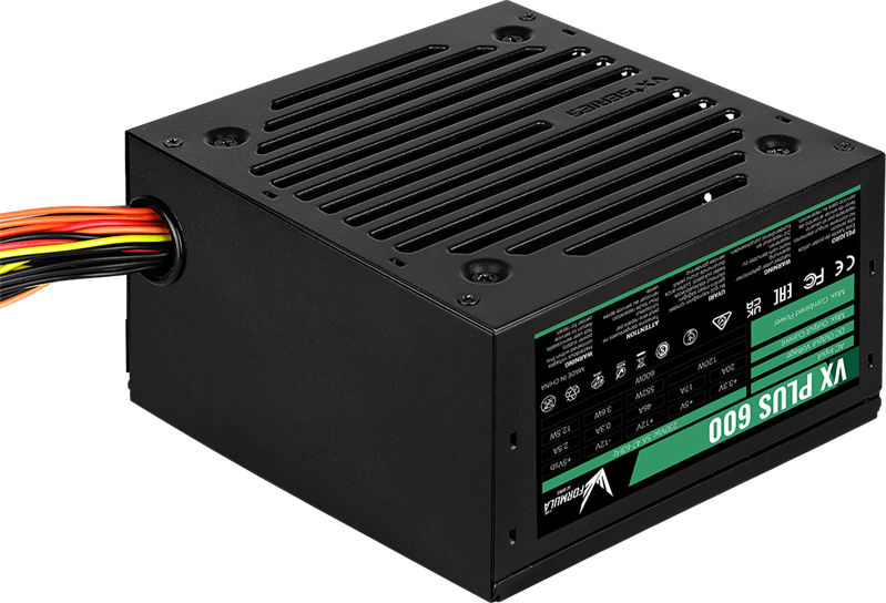 Formula V Line VX PLUS 600, 600W, ATX12V v2.3, 12cm Fan (ex Aerocool)