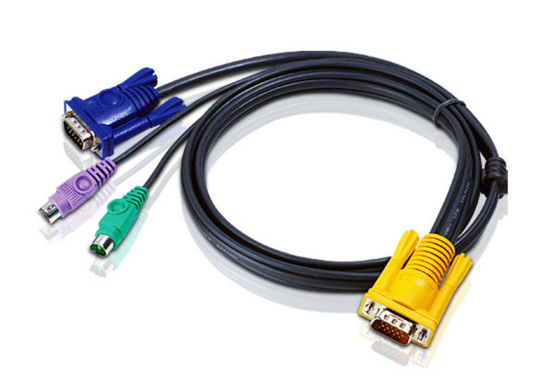 ATEN CABLE SP15M -- HD15M/MINIDIN6M; 3M