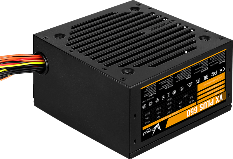 Formula V Line VX PLUS 650, 650W, ATX12V v2.3, 12cm Fan (ex Aerocool)