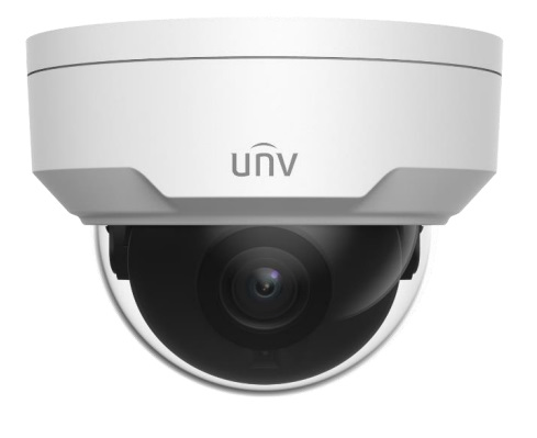 Uniview Видеокамера IP купольная антивандальная, 1/3" 4 Мп КМОП @ 30 к/с, ИК-подсветка до 30м., 0.01 Лк @F2.0, объектив 4.0 мм, DWDR, 2D/3D DNR, Ultra 265, H.265, H.264, MJPEG, 2 потока, детекция движ