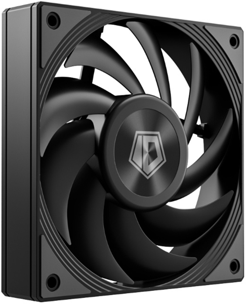 ID-COOLING DF-125-K 120x120x25мм (60шт./кор, PWM, черный, 0-2150об/мин)  BOX