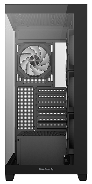 Deepcool CG580 4F без БП, боковое окно (панорама), 4x120mm ARGB PWM вентилятора, черный, ATX (R-CG580-BKADA4-G-1)